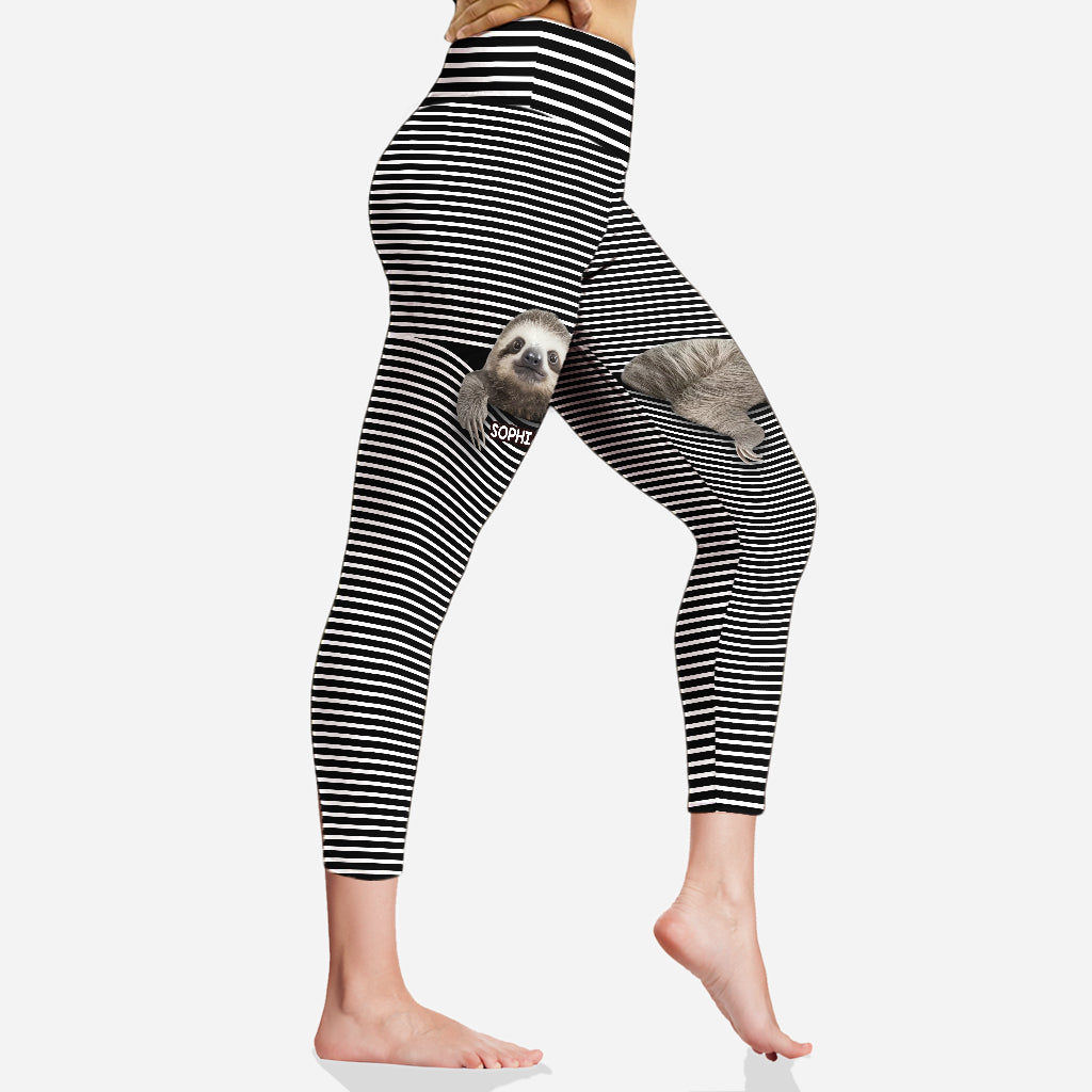 Lazy Sloth - Personalized Sloth Leggings