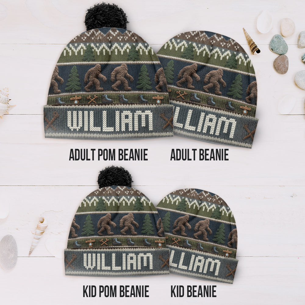 Love Hiking - Personalized Hiking Beanie Hat