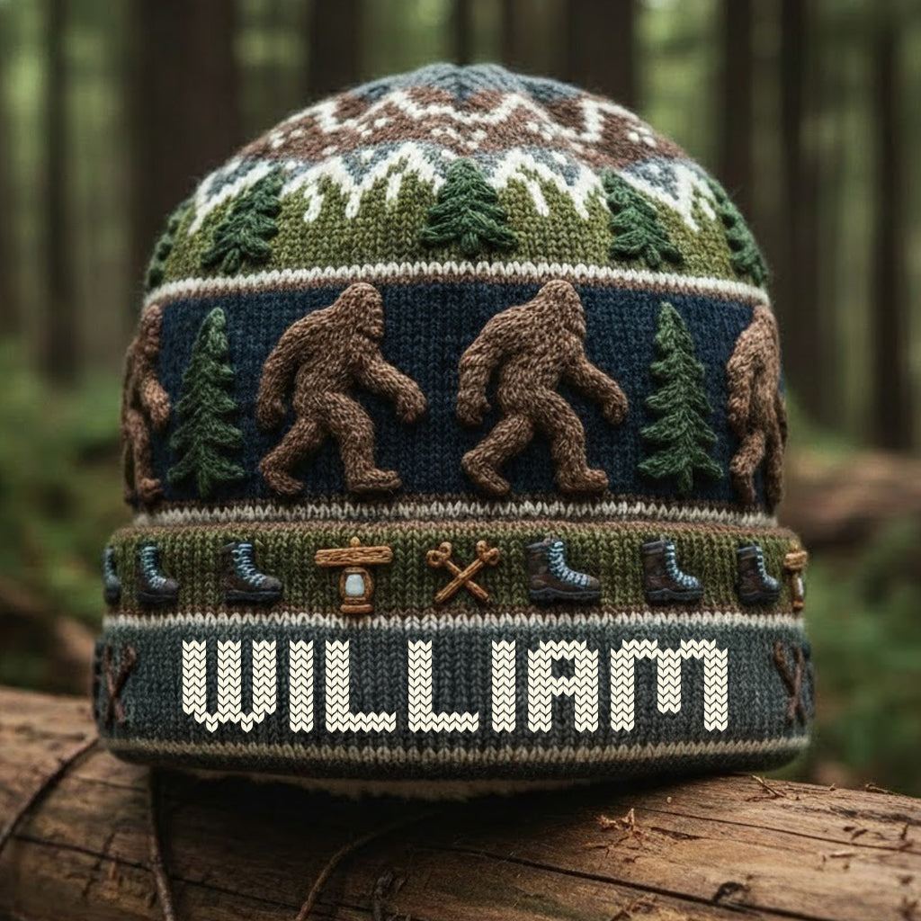 Love Hiking - Personalized Hiking Beanie Hat