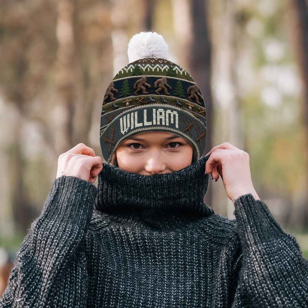 Love Hiking - Personalized Hiking Beanie Hat