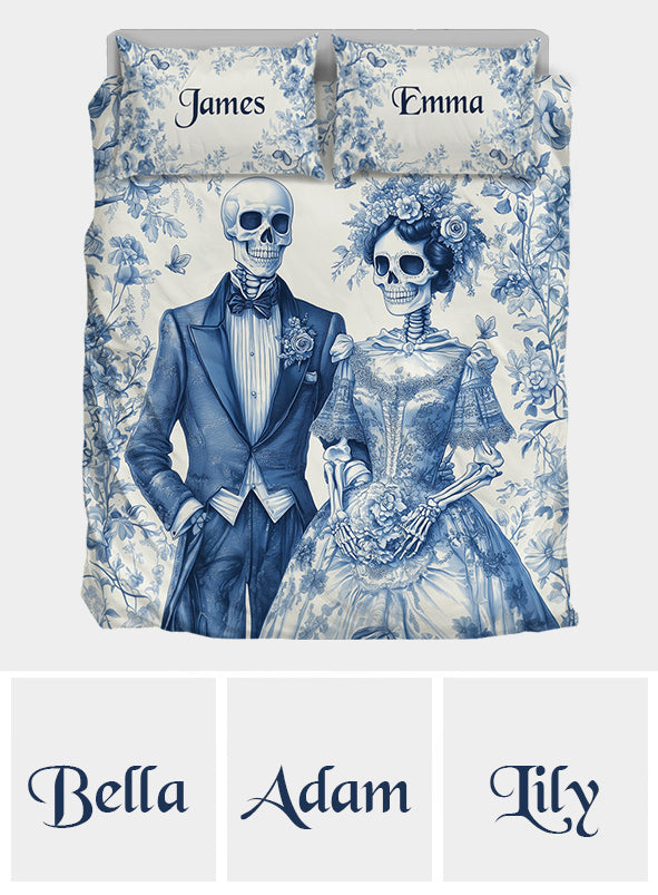 Until Death Do Us Part - Personalized Couple Bedding Set