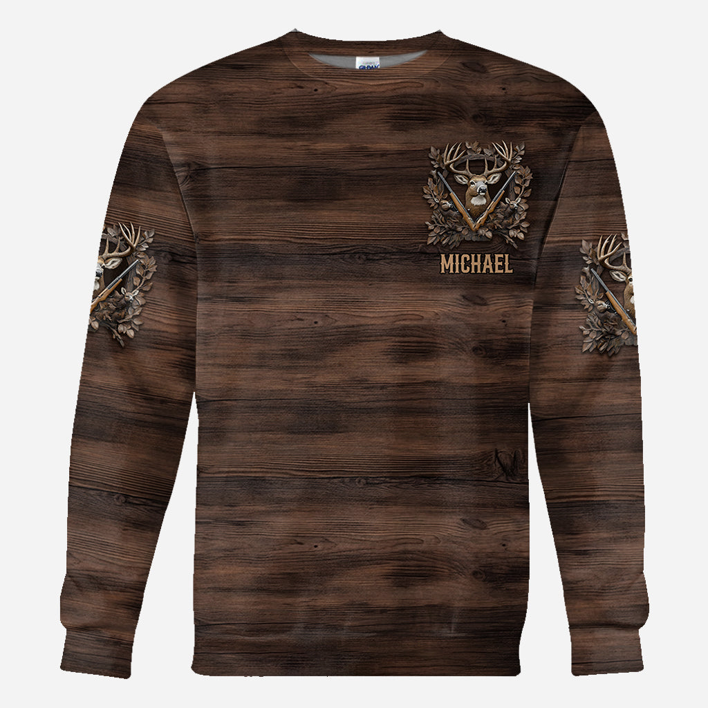 No Bragin Til Ur Draggin - Personalized Hunting All Over Shirt