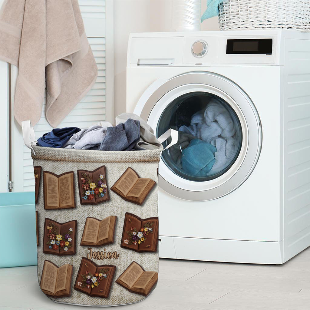 Book Lovers Storage Basket - Personalized Book Storage Basket