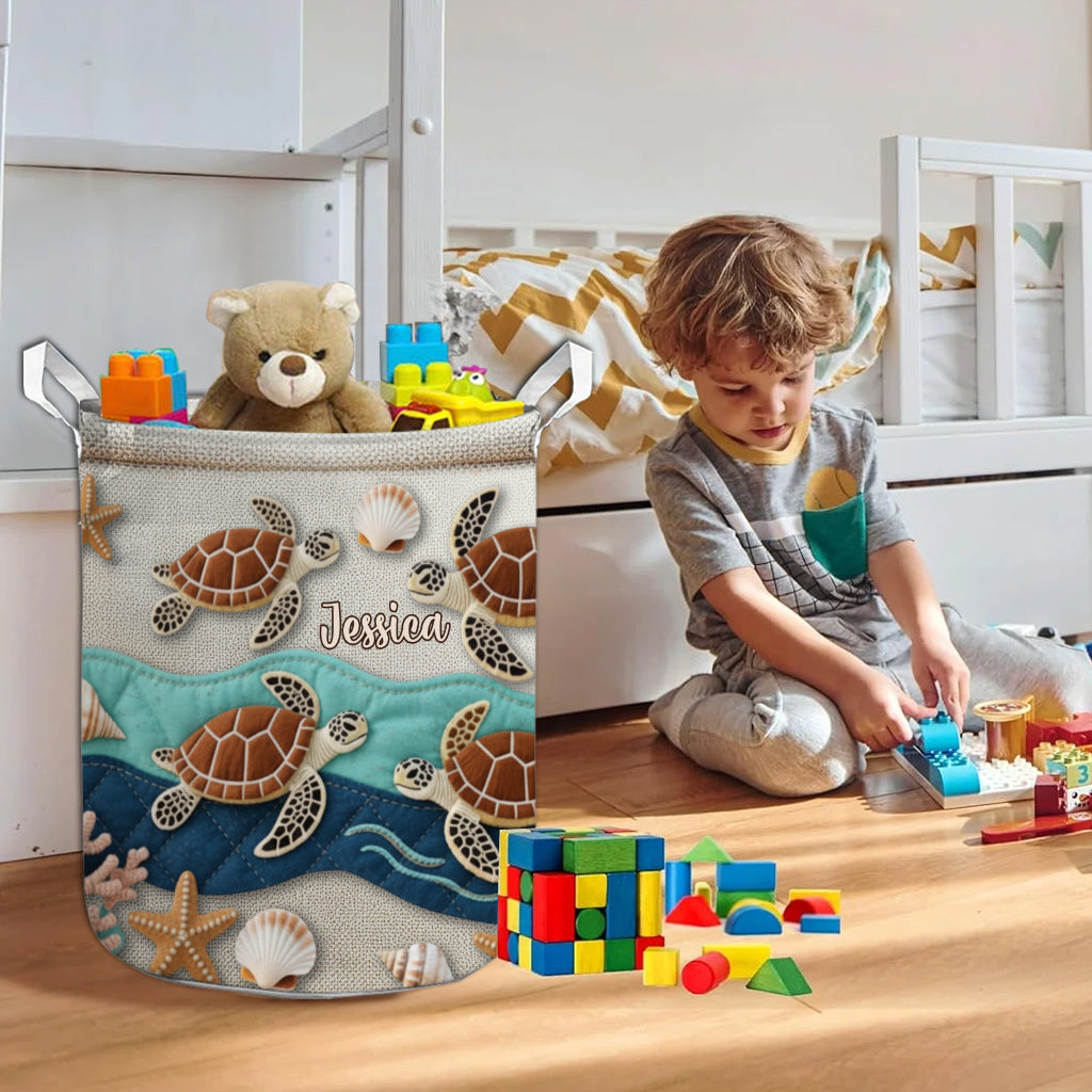 Love Turtle - Personalized Turtle Storage Basket