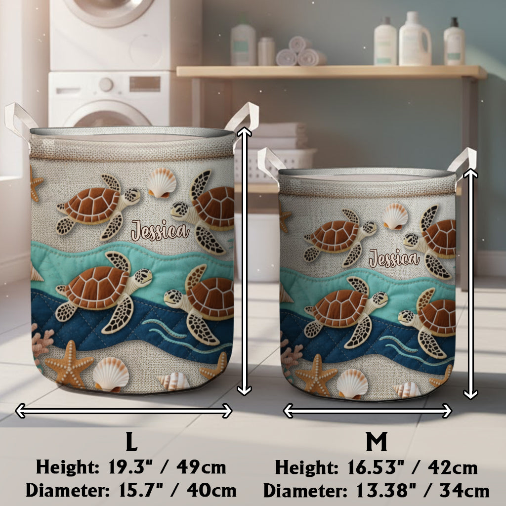 Love Turtle - Personalized Turtle Storage Basket