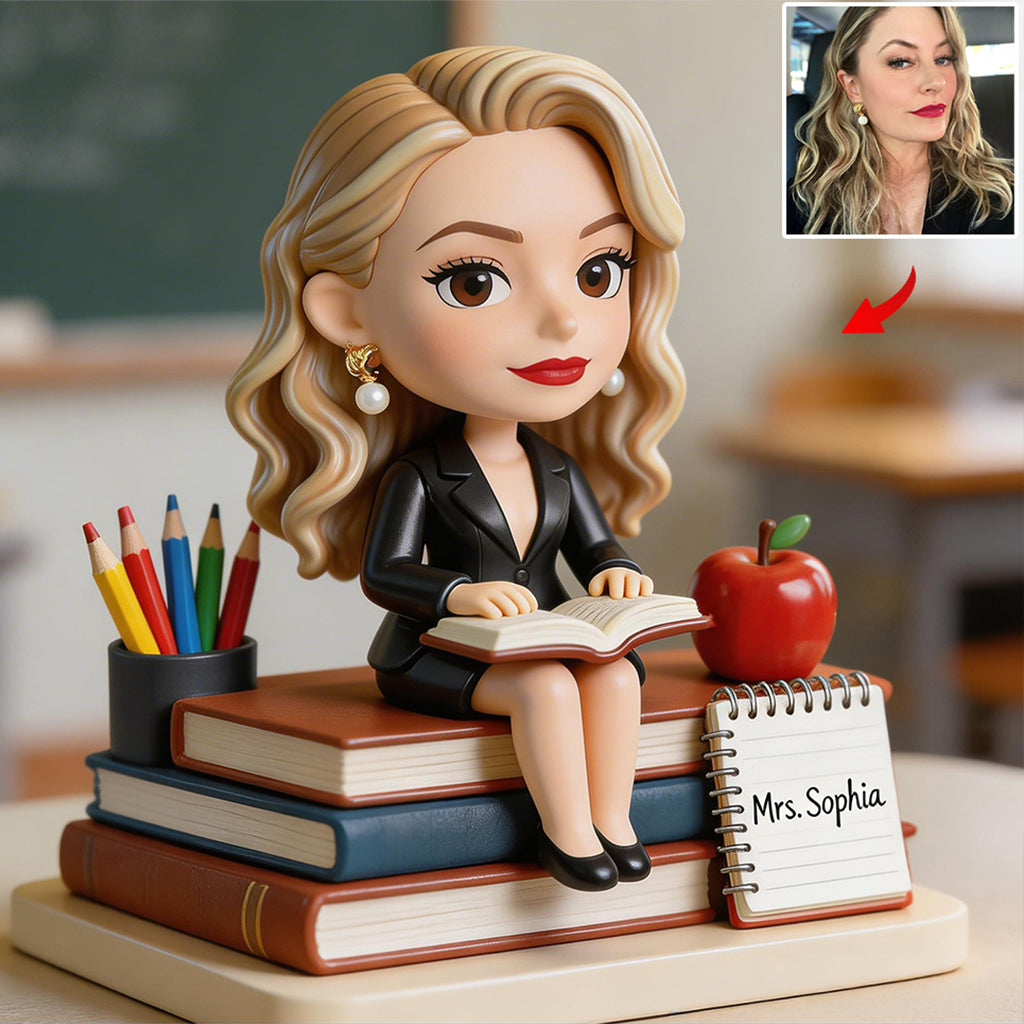 Custom Any Photo - Personalized Teacher Custom Shaped Acrylic Plaque