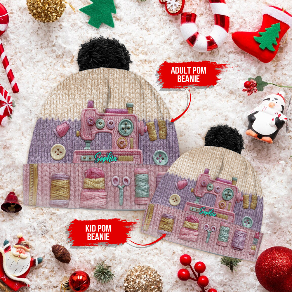 Sewing Is My Love - Personalized Sewing Beanie Hat