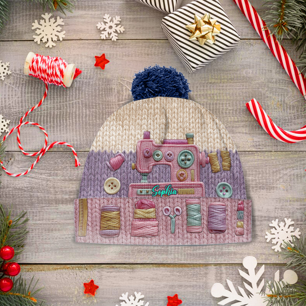 Sewing Is My Love - Personalized Sewing Beanie Hat