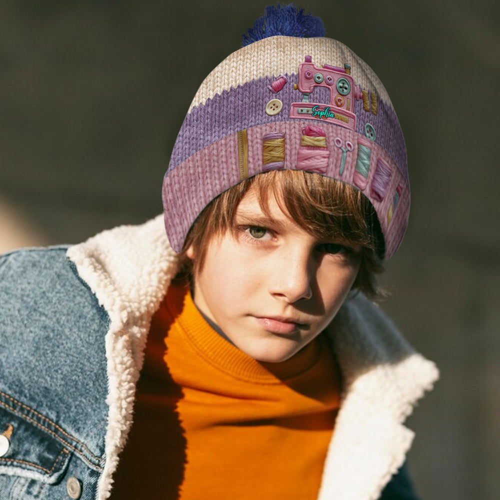Sewing Is My Love - Personalized Sewing Beanie Hat