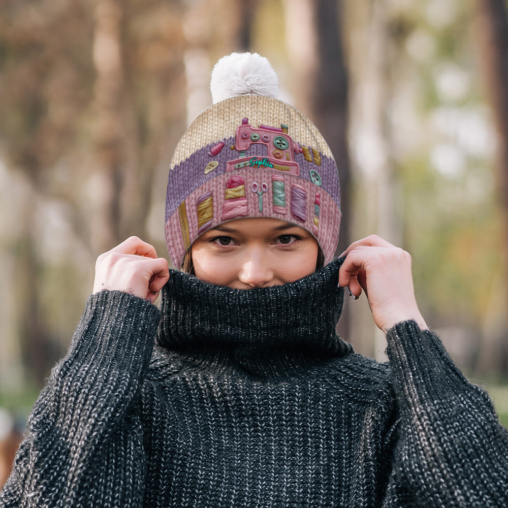 Sewing Is My Love - Personalized Sewing Beanie Hat