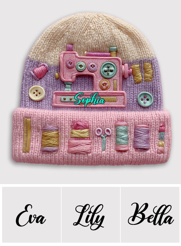 Sewing Is My Love - Personalized Sewing Beanie Hat