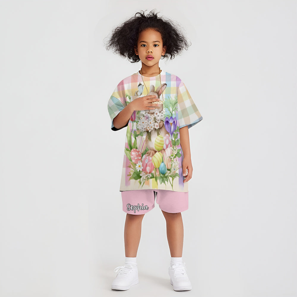 Happy Easter - Personalized Kid T-shirt & Shorts