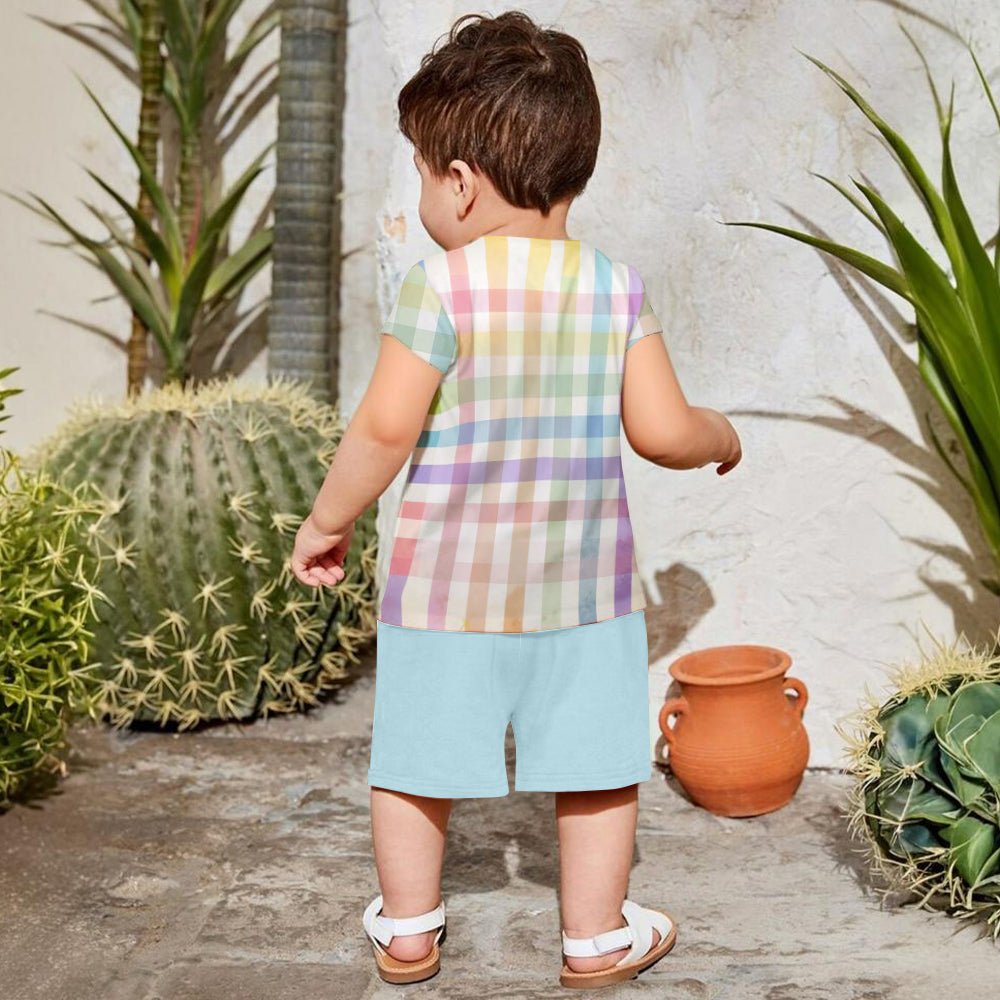 Happy Easter - Personalized Kid T-shirt & Shorts