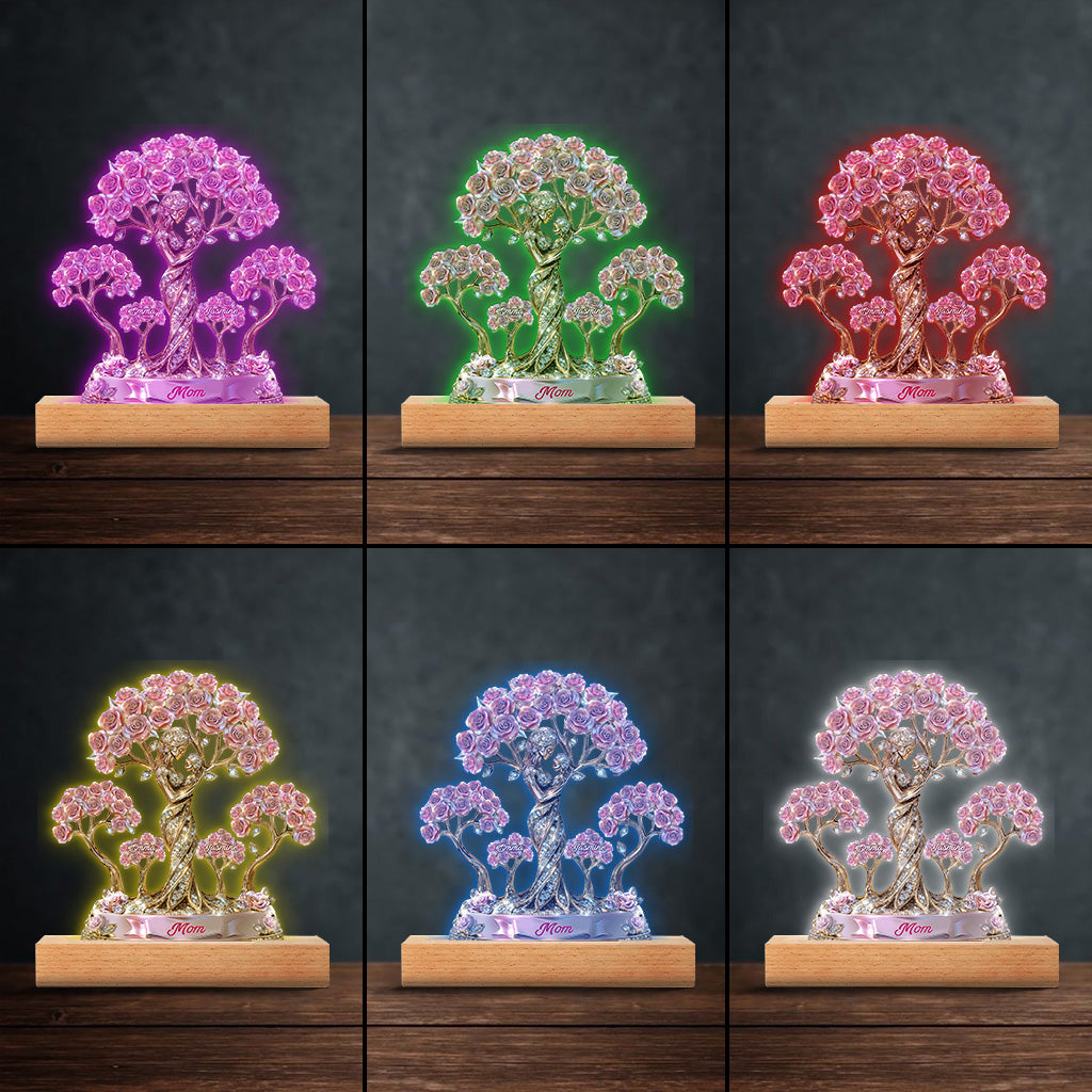 The Love Between Mother And Her Kids - Personalized Mother Custom Shaped Acrylic Plaque