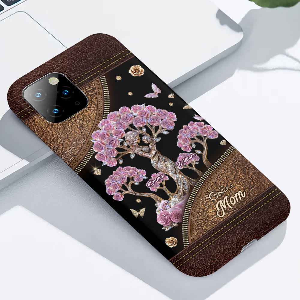 The Love Between Mother And Her Kids - Personalized Mother Full Print Phone Case