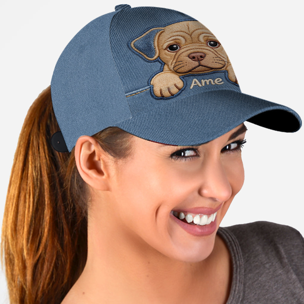 I Love My Dog - Personalized Dog Classic Cap