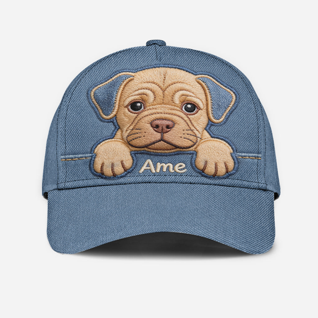 I Love My Dog - Personalized Dog Classic Cap