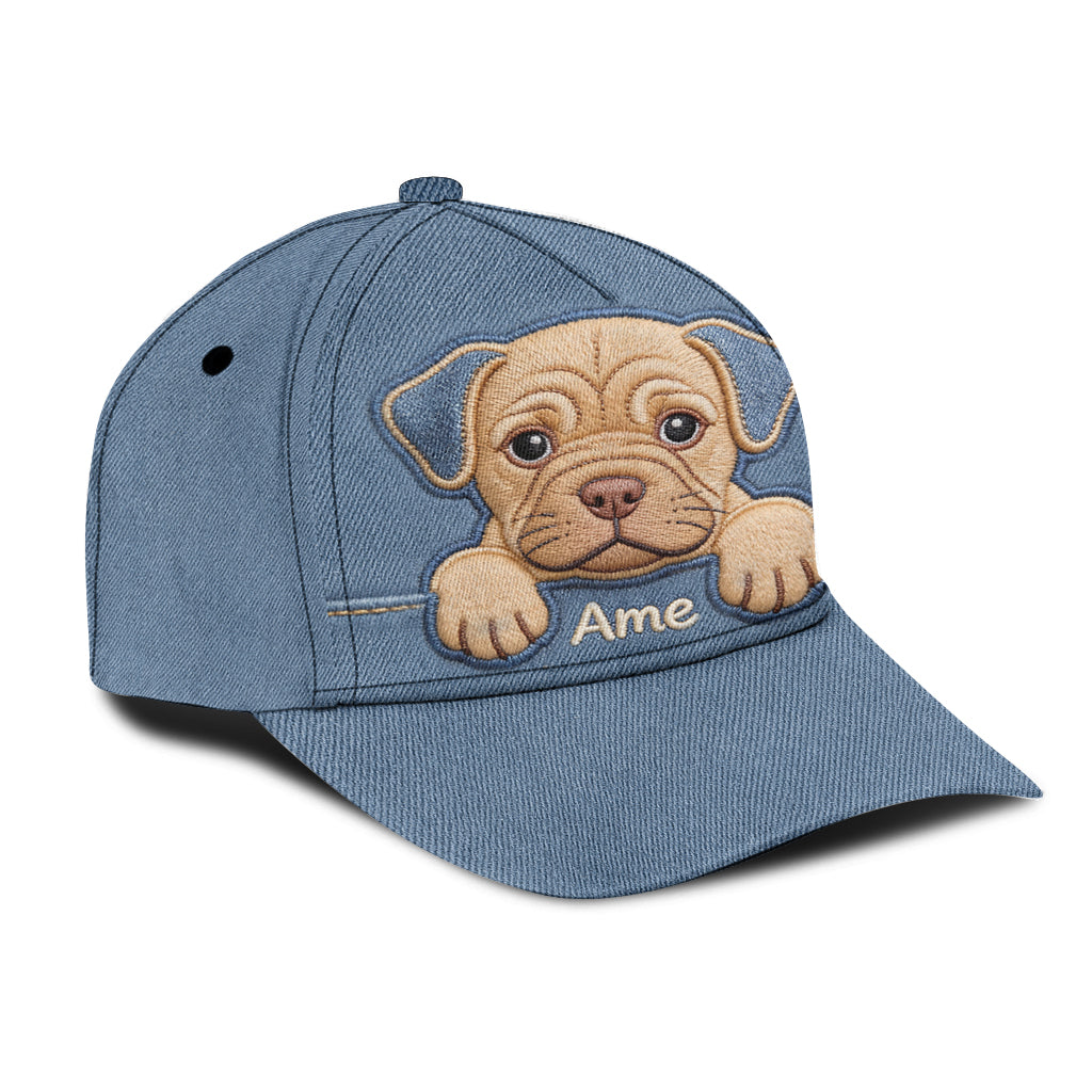 I Love My Dog - Personalized Dog Classic Cap