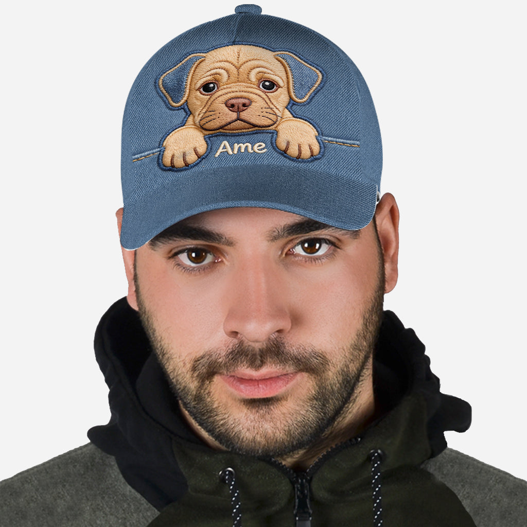 I Love My Dog - Personalized Dog Classic Cap