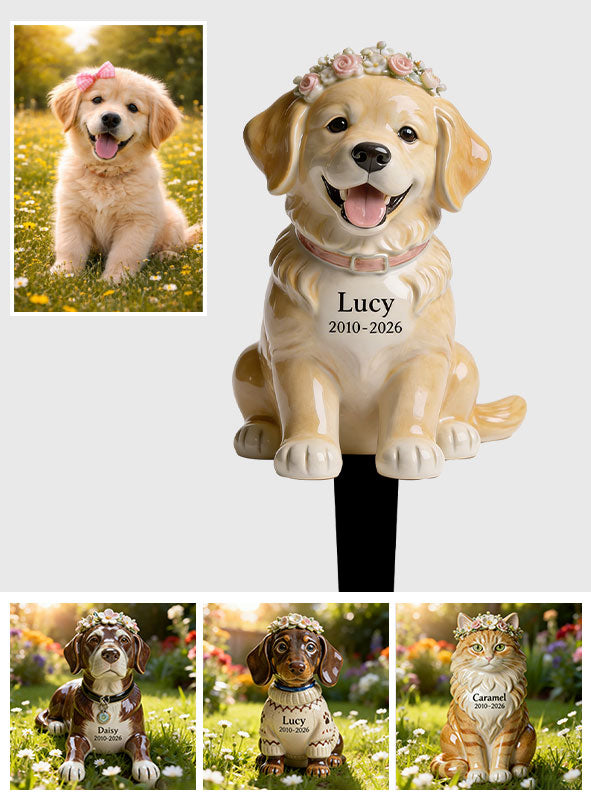 Friend Memorial Garden Sign - Personalized Dog Acrylic Garden Sign/ Acrylic Plaque Sign