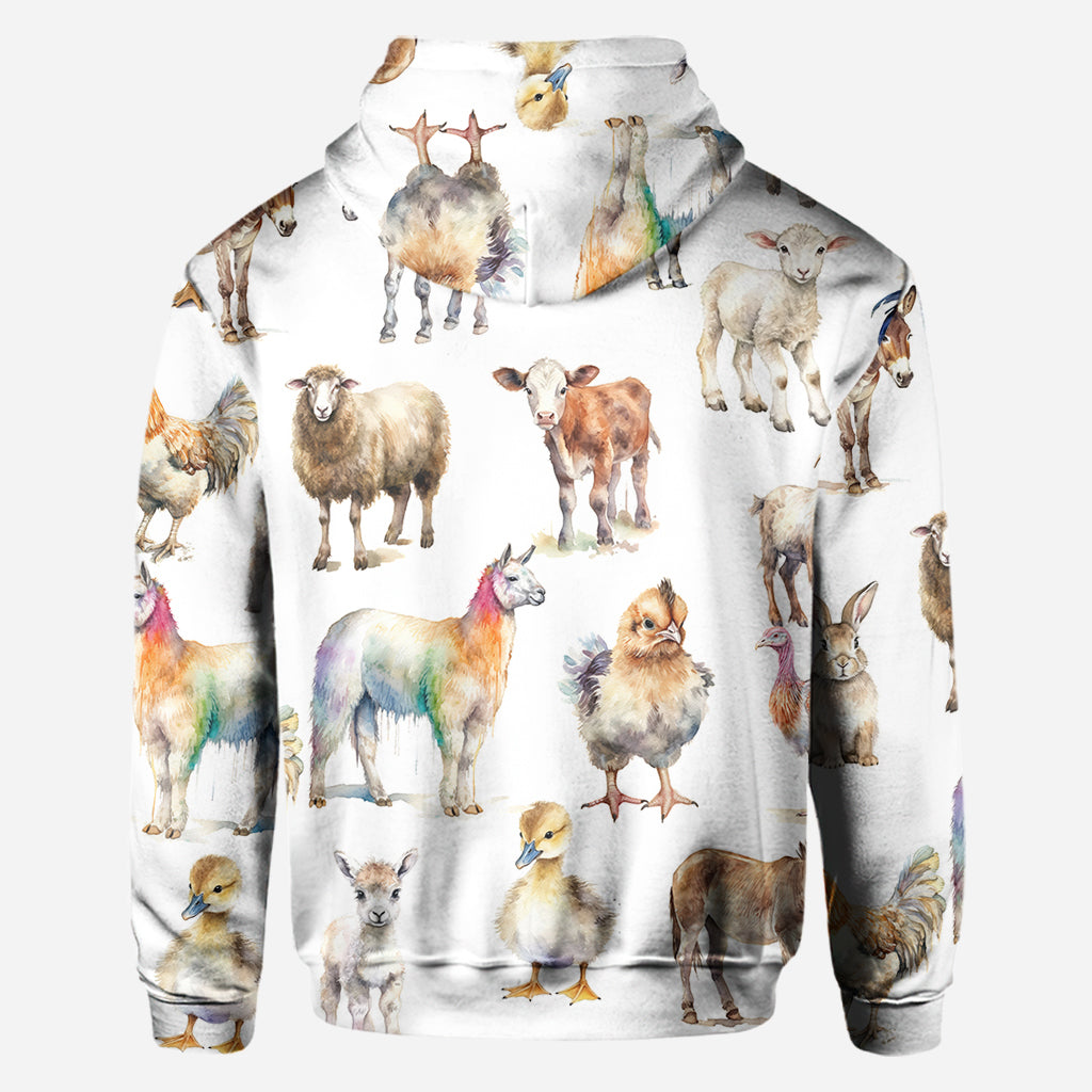 Life Is Better On The Farm - Personalized Farmer All Over Shirt