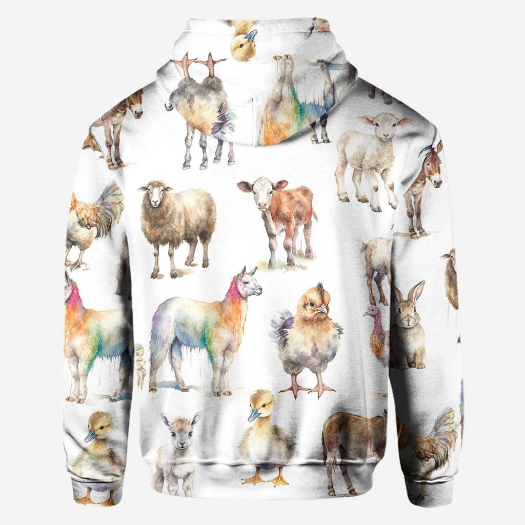 Life Is Better On The Farm - Personalized Farmer All Over Shirt