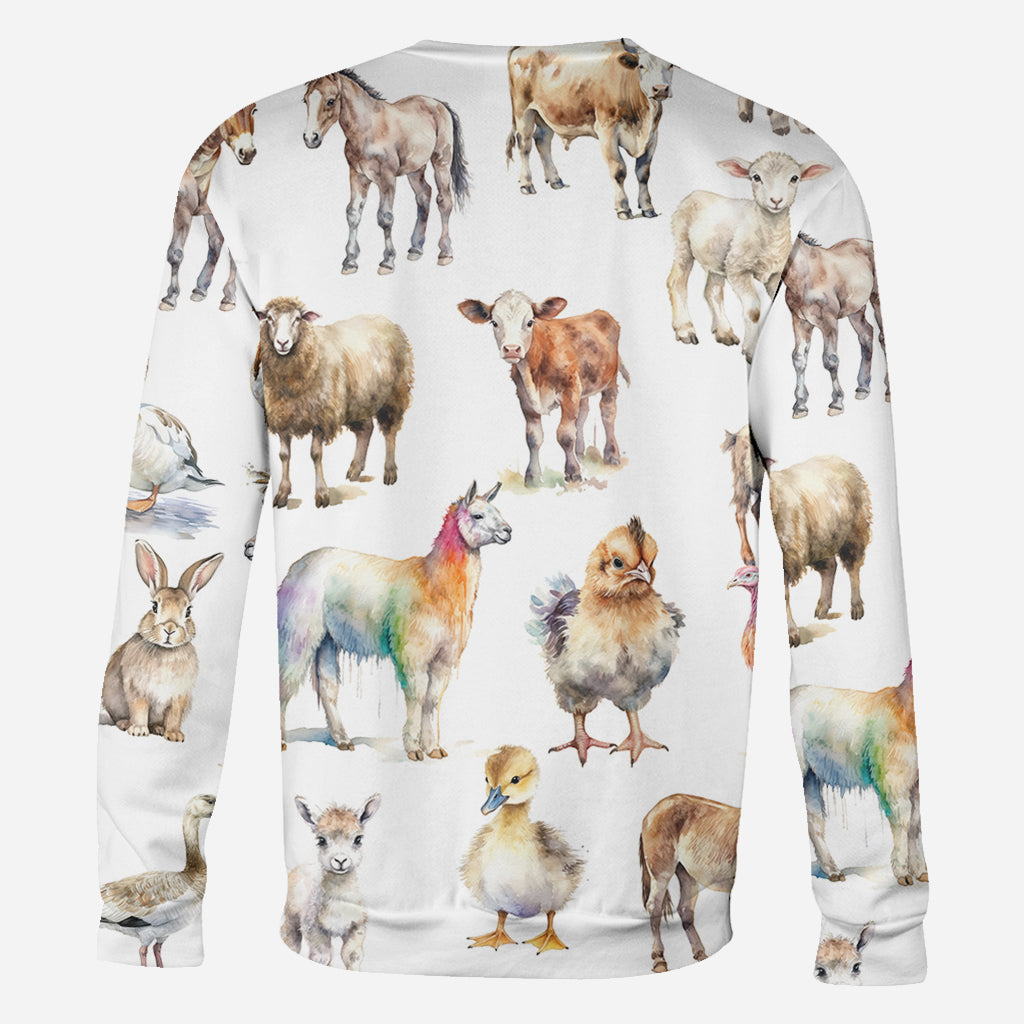 Life Is Better On The Farm - Personalized Farmer All Over Shirt