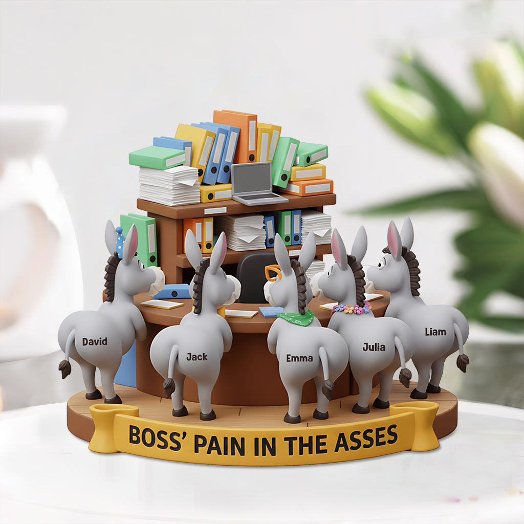 Boss' Pain - Personalized Colleague Custom Shaped Acrylic Plaque