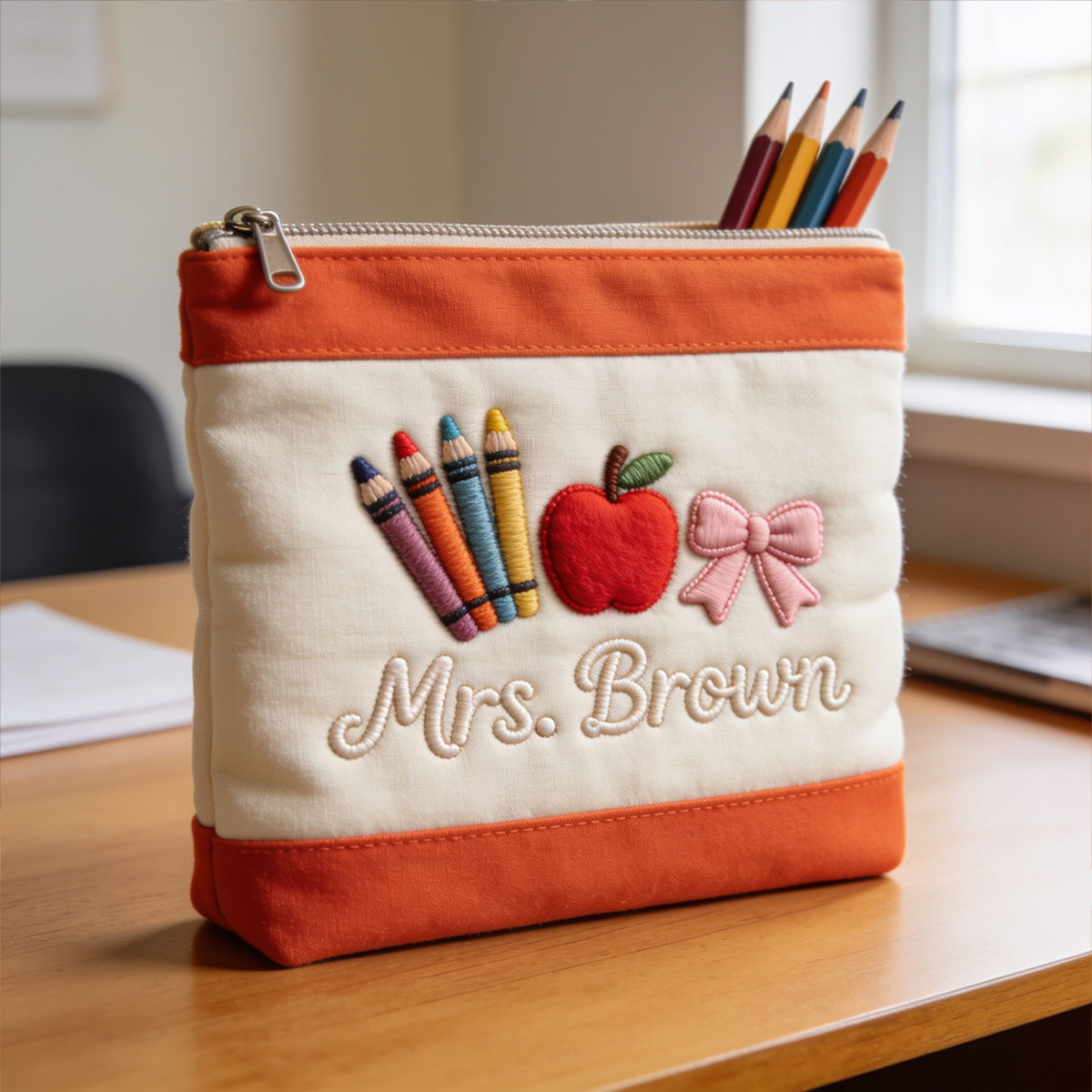Teacher Gifts - Personalized Teacher Pouch