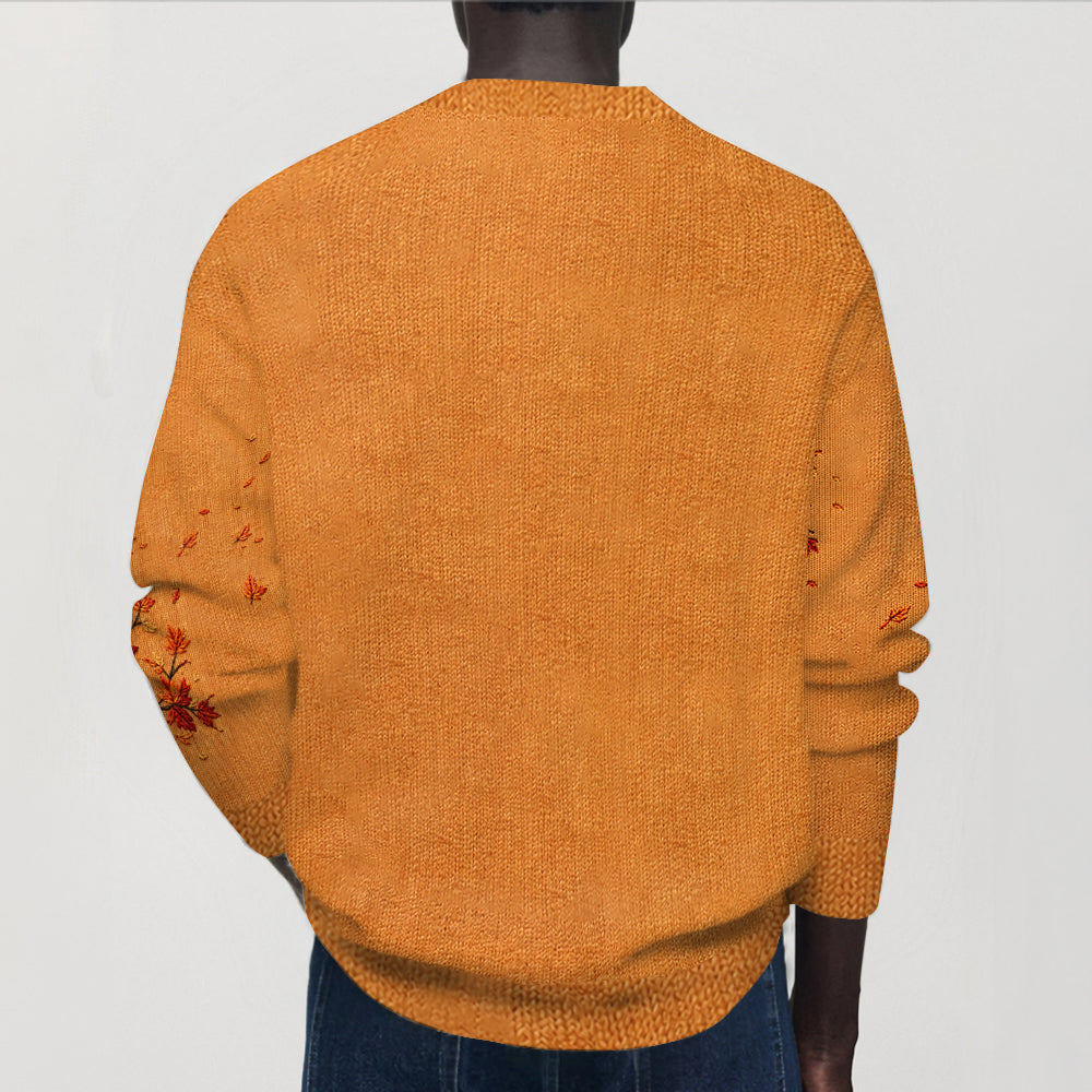 Fall For Jesus - Personalized Christian Cardigan Sweater