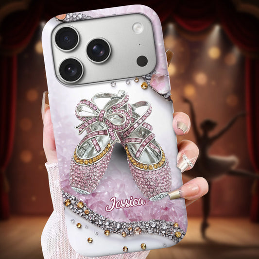 Cute Ballet Shoes - Personalized Ballet Full Print Phone Case