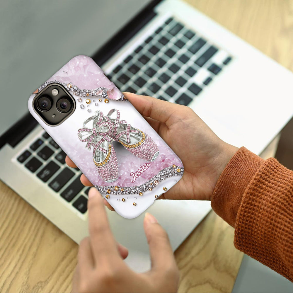 Cute Ballet Shoes - Personalized Ballet Full Print Phone Case