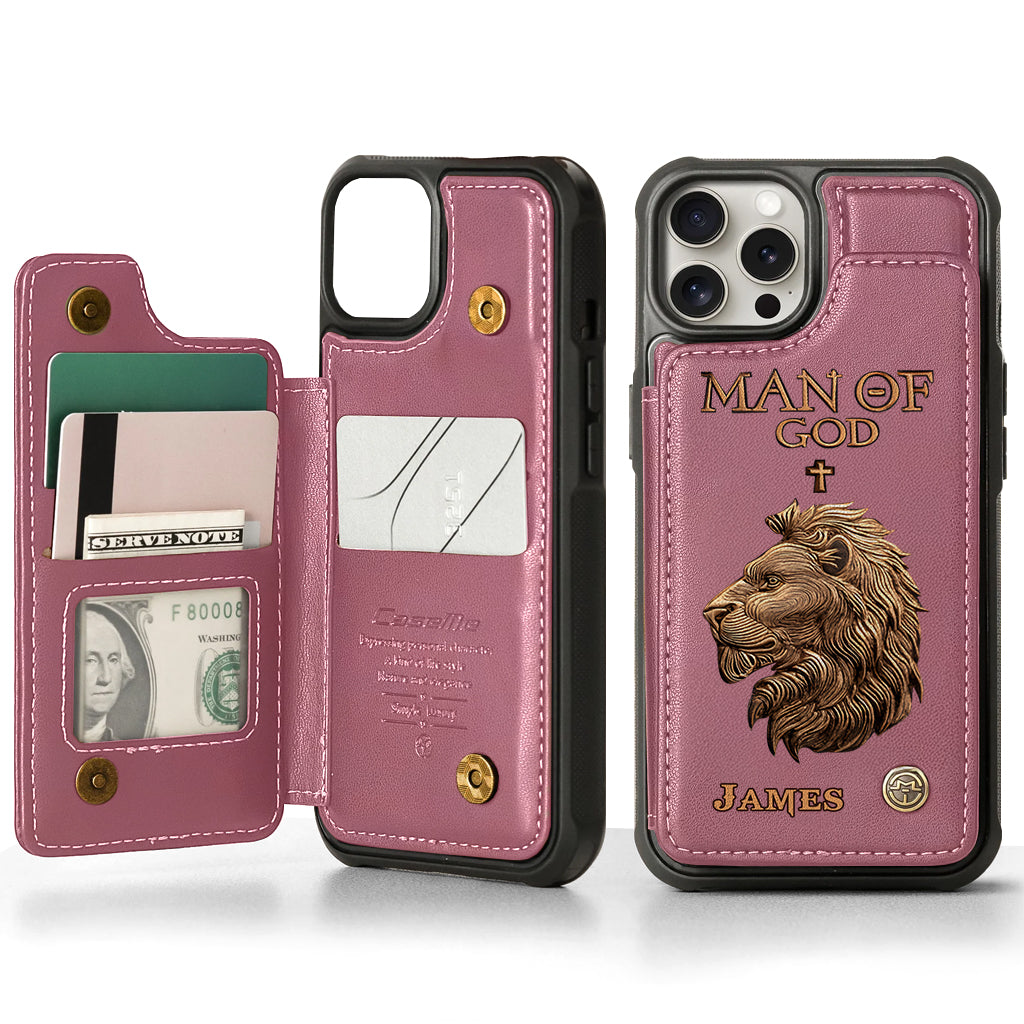 Man Of God - Personalized Christian Wallet Phone Case