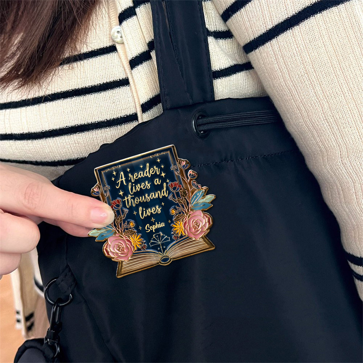 Book Collection - Personalized Book Pin