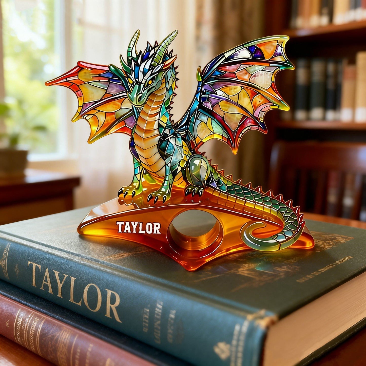 Book Dragon - Personalized Book Book Page Holder