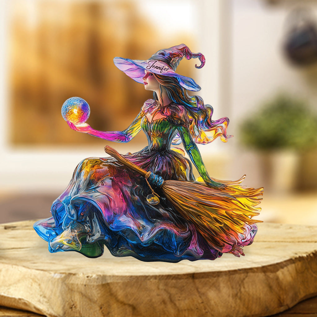 Mystic Witch - Personalized Witch Custom Shaped Acrylic Plaque