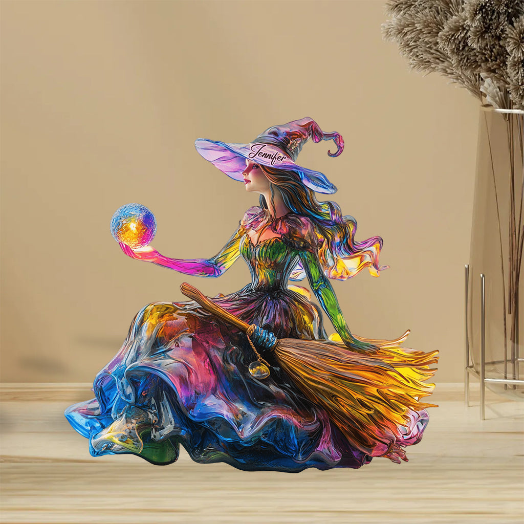 Mystic Witch - Personalized Witch Custom Shaped Acrylic Plaque