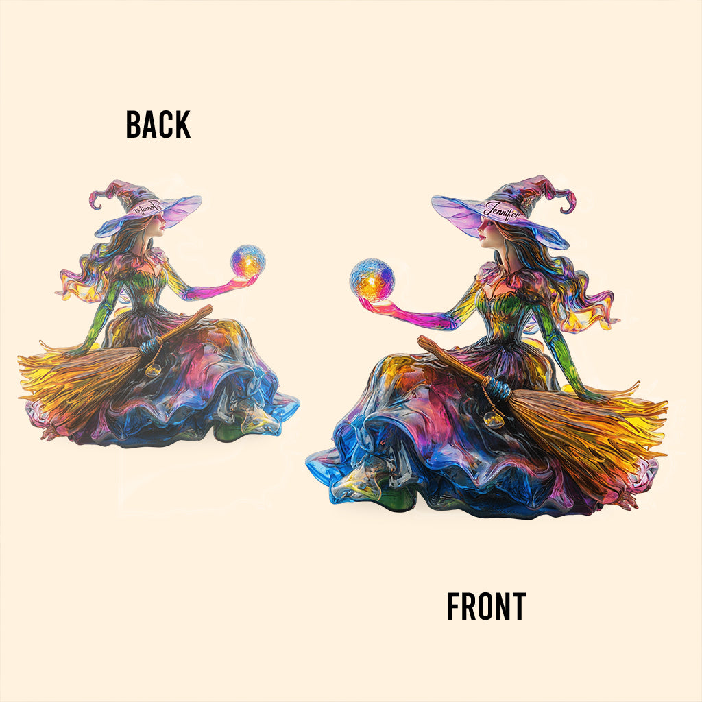 Mystic Witch - Personalized Witch Custom Shaped Acrylic Plaque