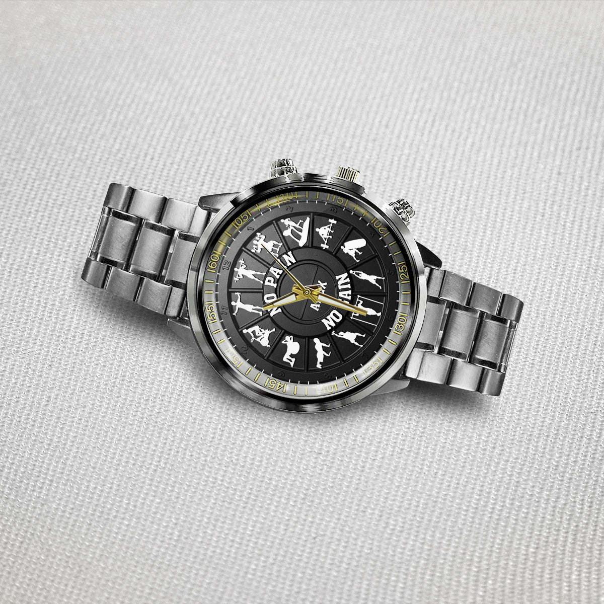 No Pain No Gain - Personalized Fitness Hand Watch