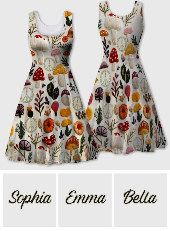 Hippie Soul - Personalized Hippie Sleeveless Dress