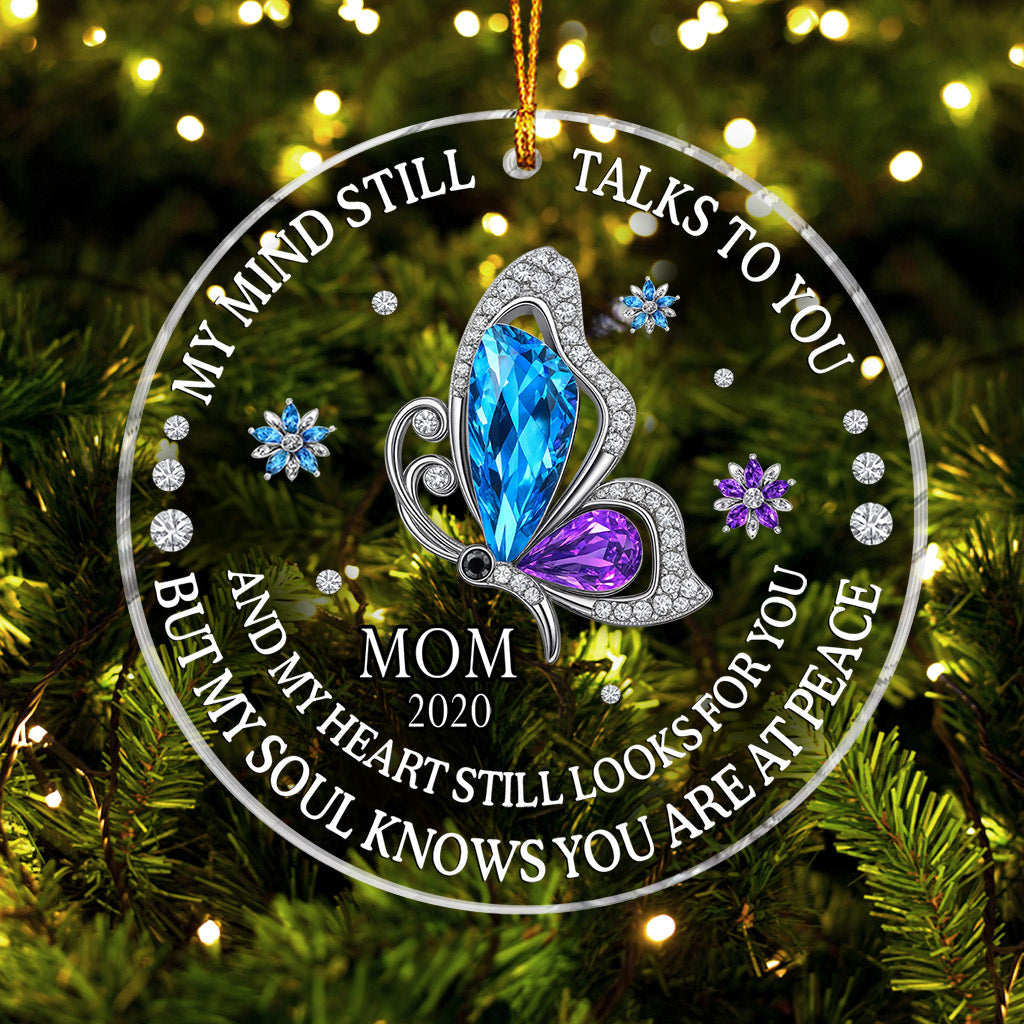My Soul Knows You Are At Peace - Personalized Memorial Ornament