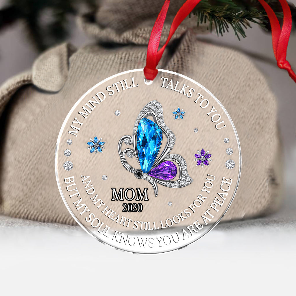 My Soul Knows You Are At Peace - Personalized Memorial Ornament