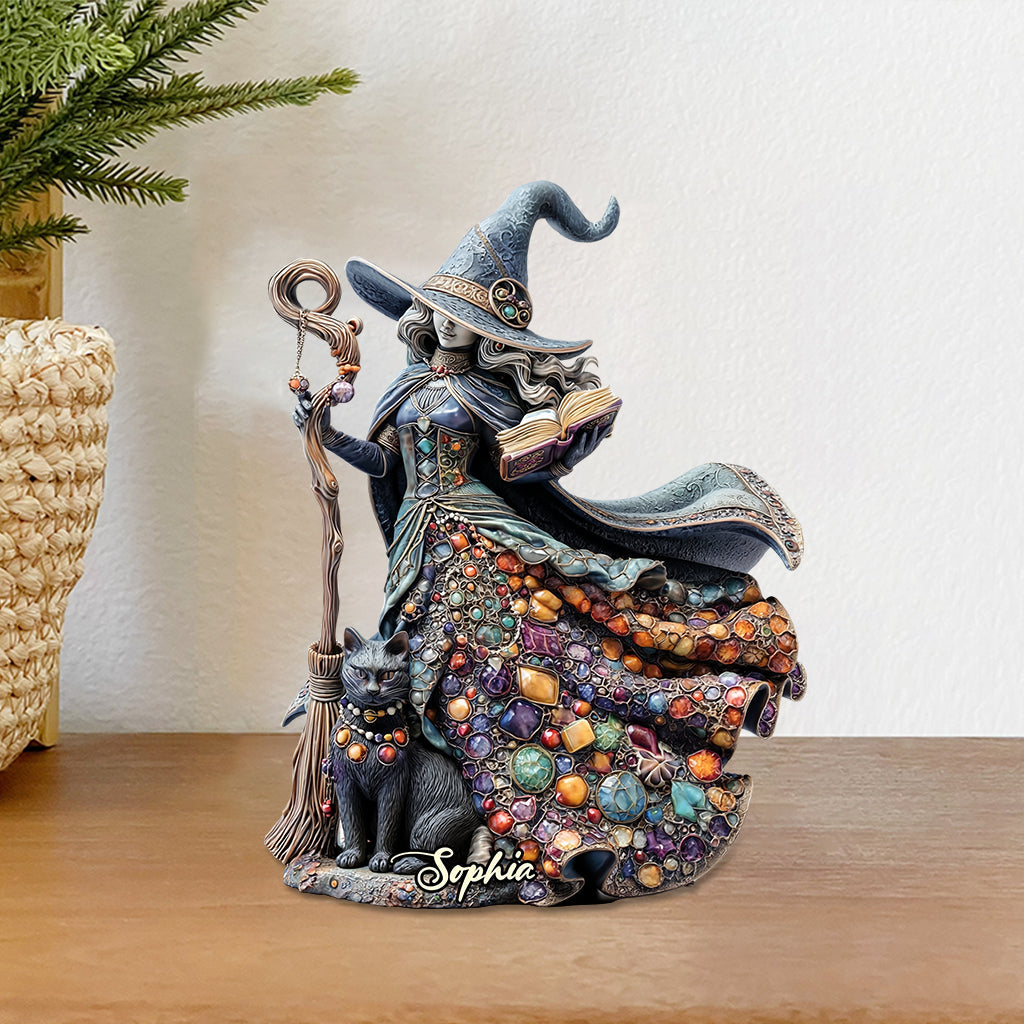 Magical Witch - Personalized Witch Custom Shaped Acrylic Plaque