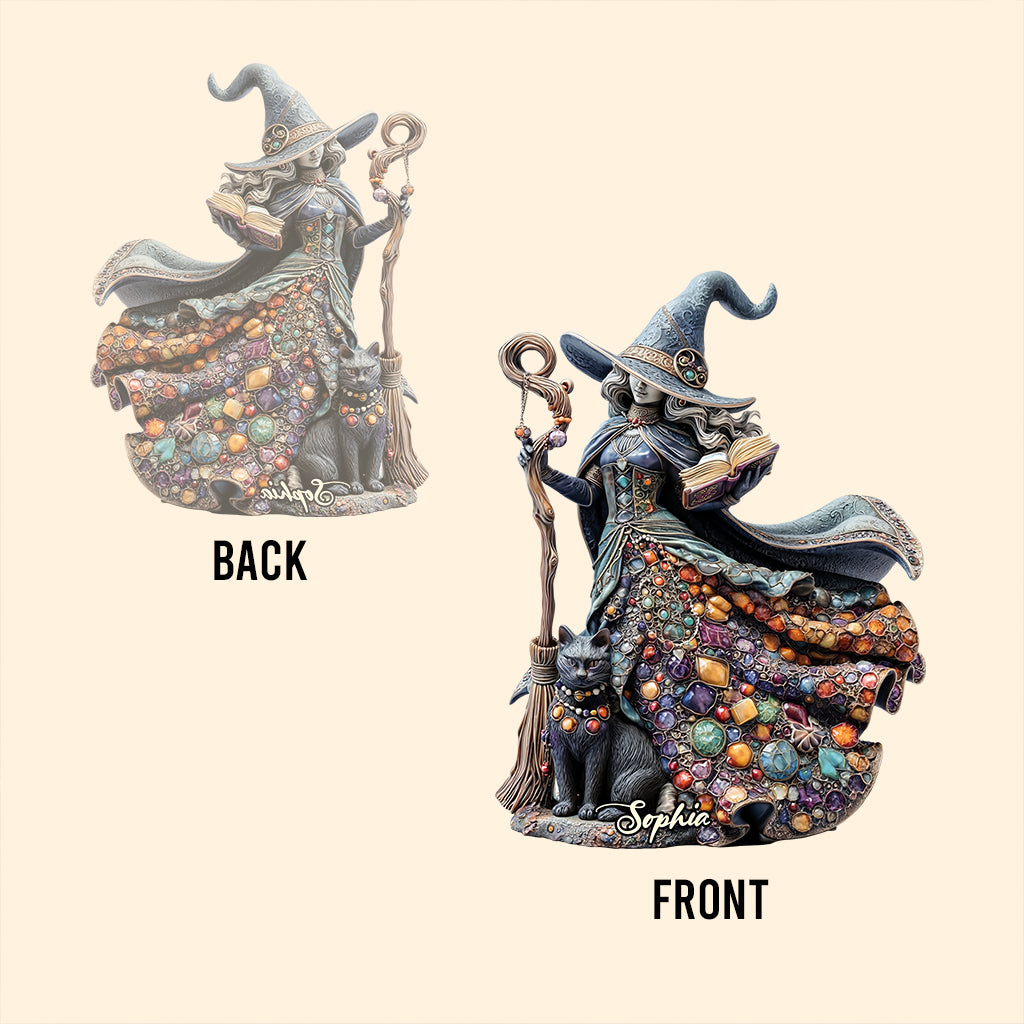 Magical Witch - Personalized Witch Custom Shaped Acrylic Plaque