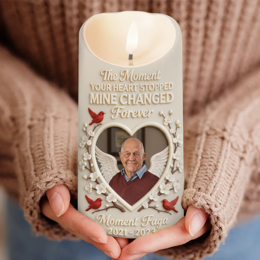 A Hug From Heaven - Personalized Memorial Flameless Candle