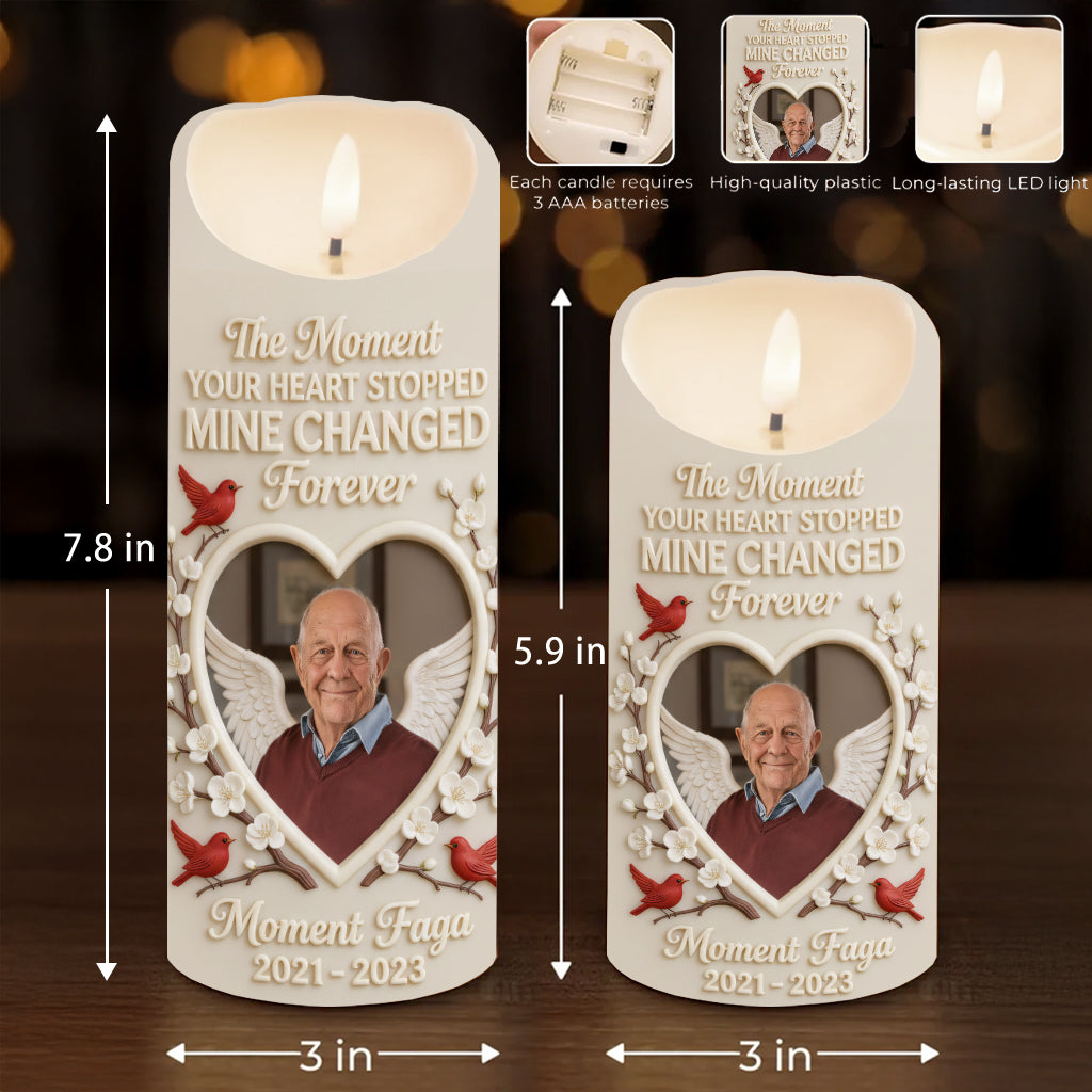 A Hug From Heaven - Personalized Memorial Flameless Candle