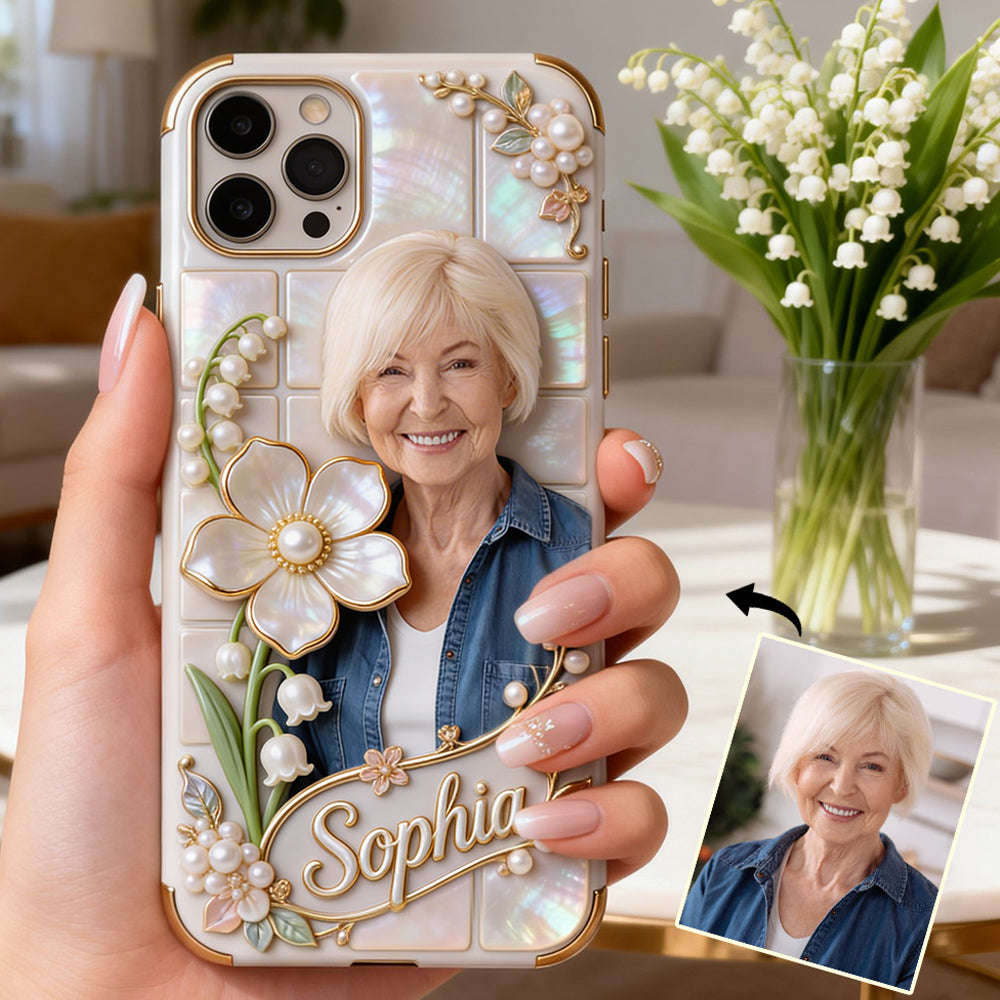 Custom Any Photo Birthmonth Flower - Personalized Self Love Full Print Phone Case