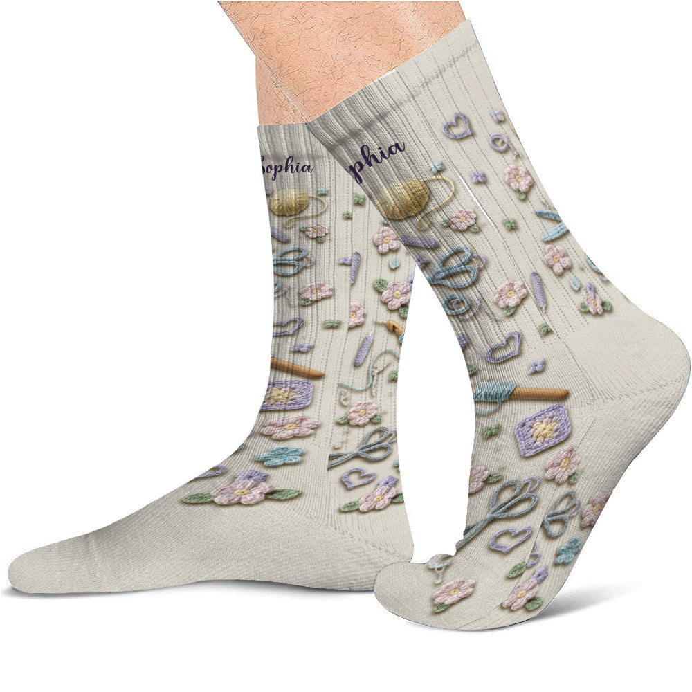 Love Crocheting - Personalized Crocheting Socks
