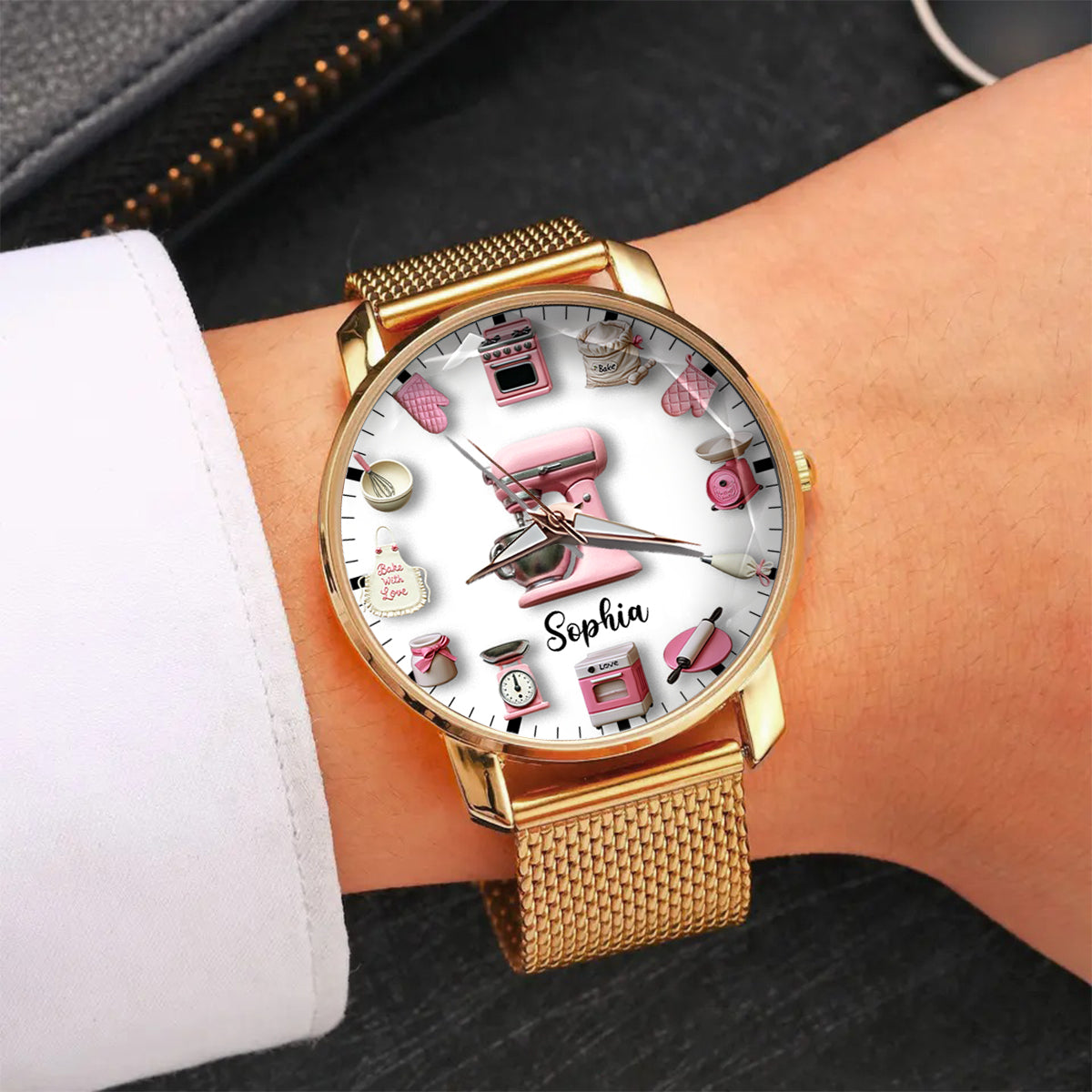 Love Baking - Personalized Baking Women Hand Watch