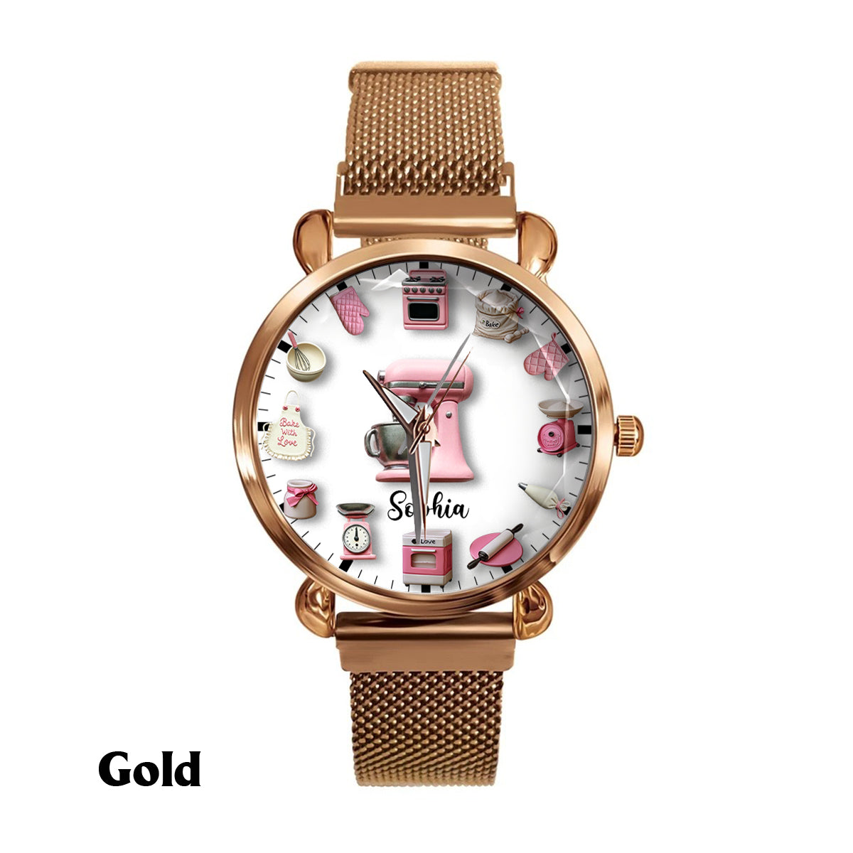 Love Baking - Personalized Baking Women Hand Watch
